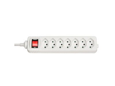 Lindy 73168 stikdåse 7 AC stikkontakt(er) Indendørs Hvid