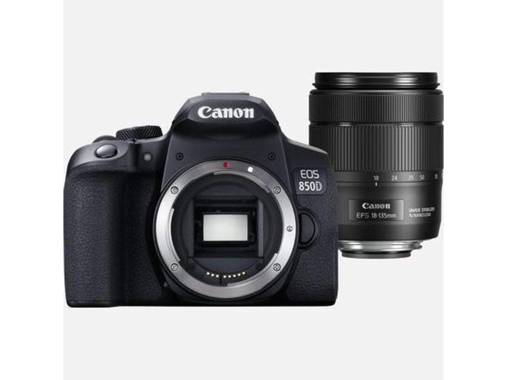 Canon EOS 850D SLR kamerasæt 24,1 MP CMOS 6000 x 4000 pixel Sort