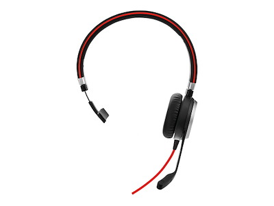 Jabra Evolve 40 Headset Ledningsført Kontor/Callcenter USB Type-C Sort