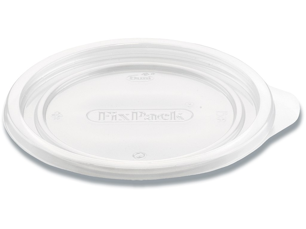 Salatbæger låg, Ø112 mm, Passer til 200 og 300 ml, 700 stk, Duni Fix pack