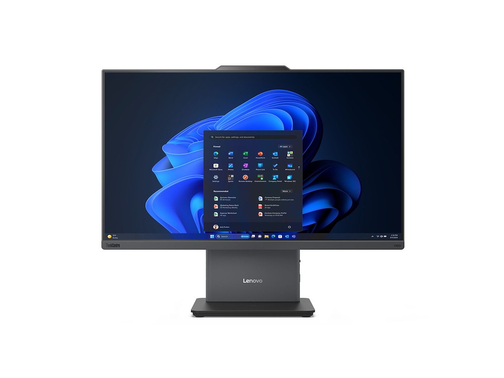 Lenovo ThinkCentre neo 50a 24 Gen 5 Intel Core 7 240H 60,5 cm (23.8") 1920 x 1080 pixel Berøringsskærm All-in-One PC 16 GB DDR5-SDRAM 1 TB SSD Windows 11 Pro Wi-Fi 6 (802.11ax) Grå