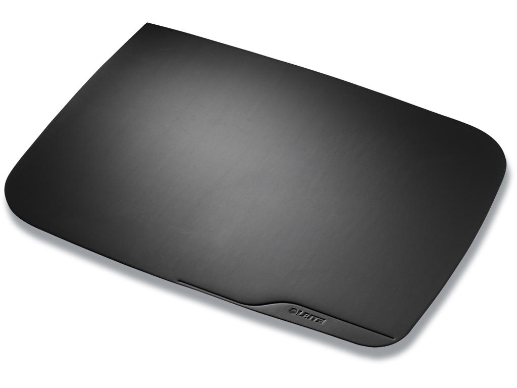 Skriveunderlag, 50x65 cm, Sort, Soft-touch, Leitz Plus 