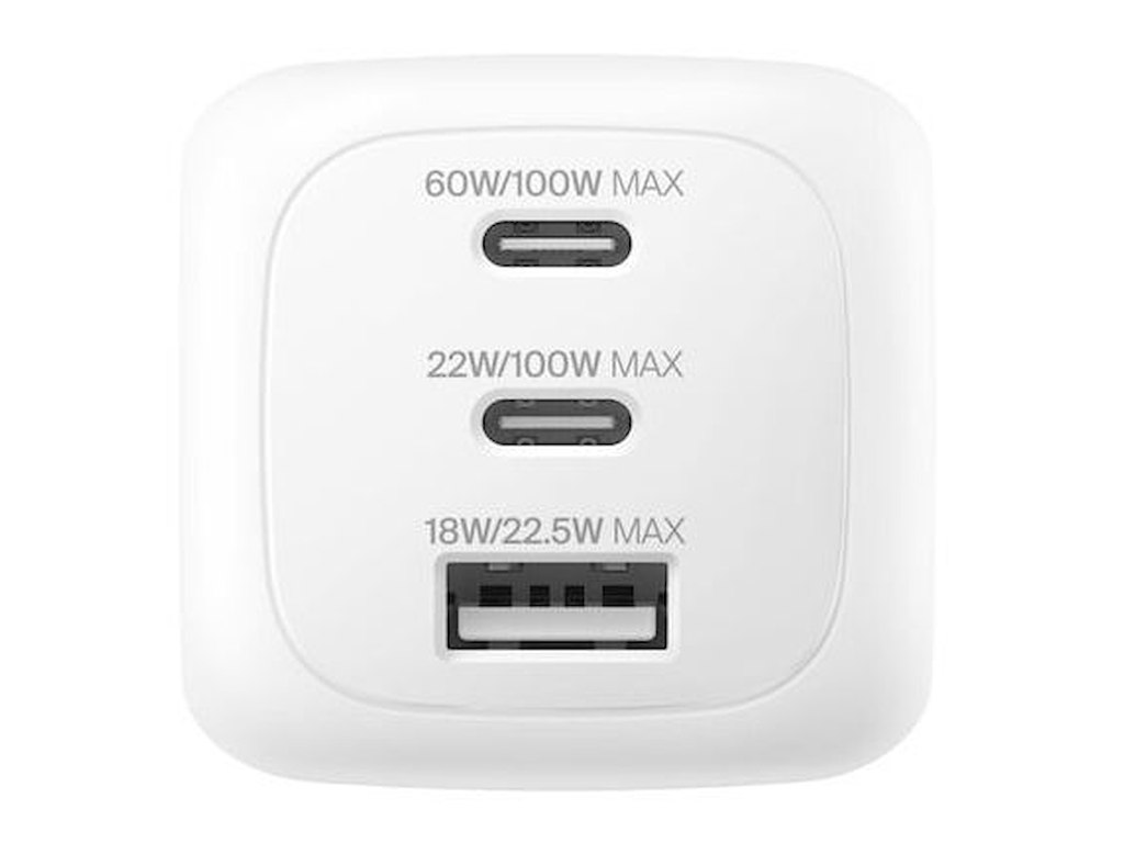 Belkin WCH016hqWH Universel Hvid Vekselstrøm Hurtig opladning Indendørs