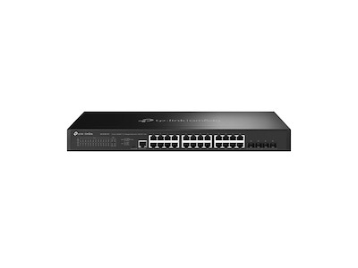TP-Link Omada SG3428X-M2 netværksswitch Administreret L2+ 2.5G Ethernet (100/1000/2500) 1U Sort