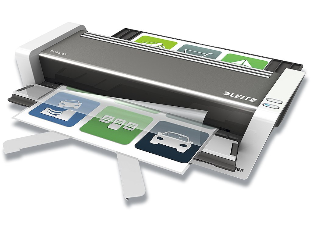 Lamineringsmaskine, Til lamineringslommer, Varm, A3, Leitz iLAM Touch 2 Turbo
