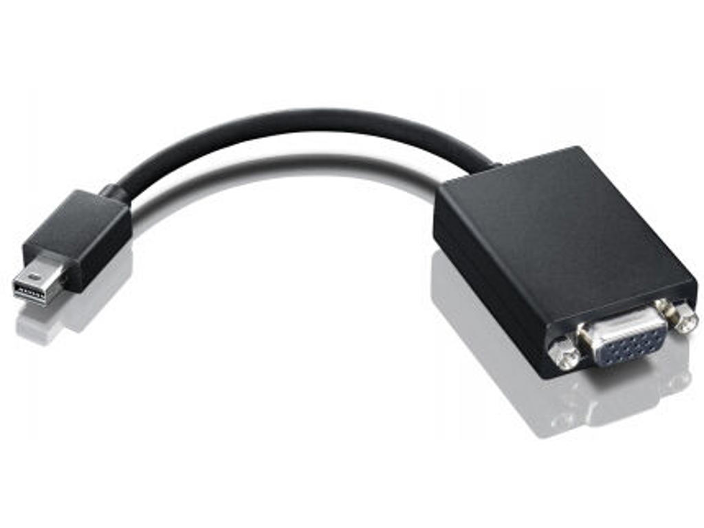 Lenovo 03X6402 videokabel adapter 0,172 m mini-DisplayPort VGA Sort