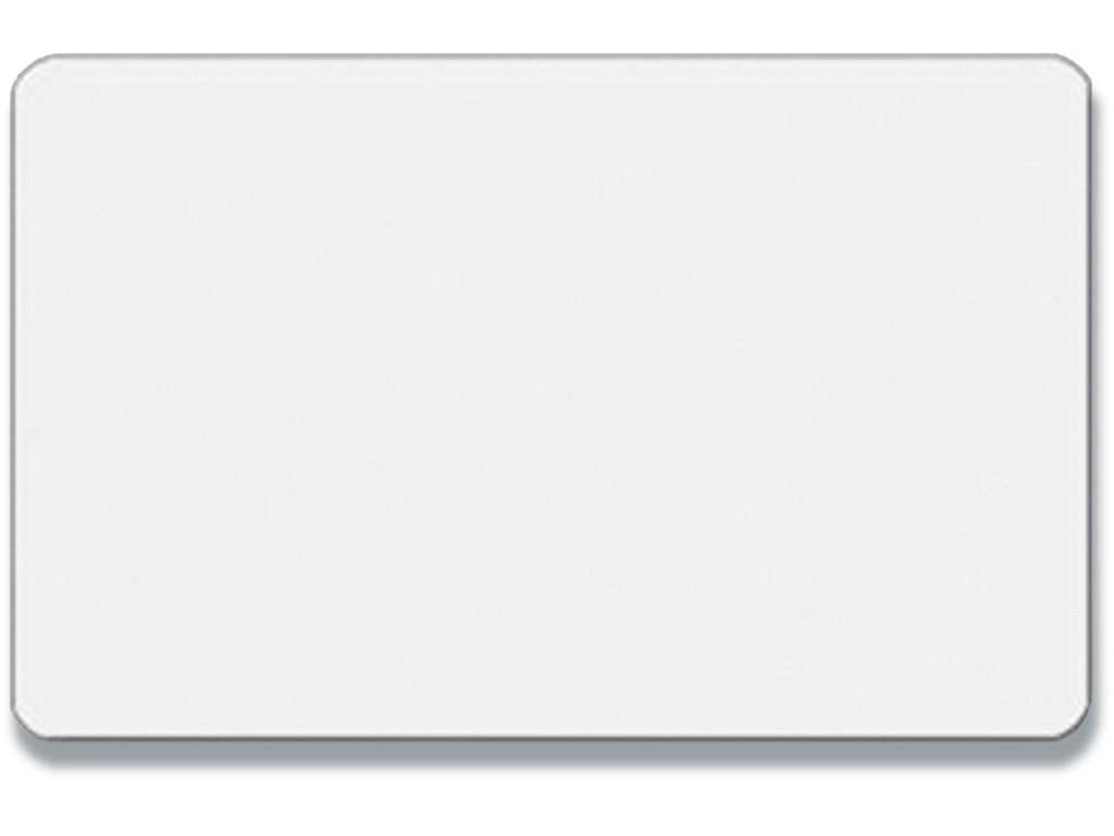 Plastkort, Til kortprinter ISO standard, 54x86x0.76 mm, 1 stk