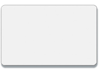 Plastkort, Til kortprinter ISO standard, 54x86x0.76 mm, 1 stk