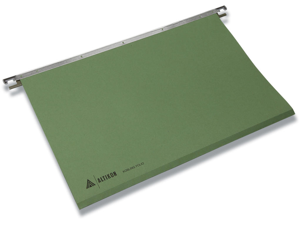 Hængemapper, 1 stk, Folio, Grøn, Altikon 