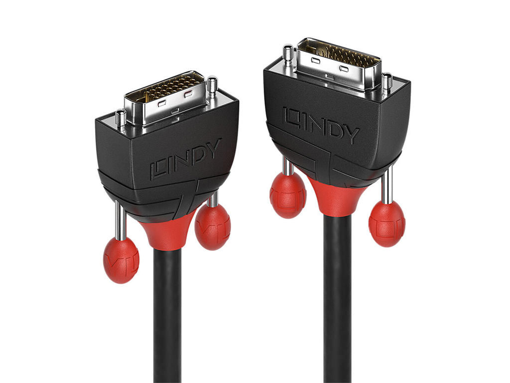 Lindy 36252 DVI kabel 2 m DVI-D Sort