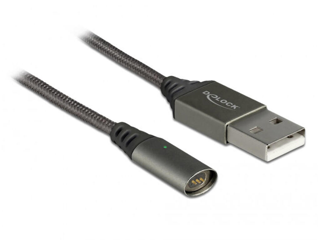 DeLOCK 85725 USB-kabel USB 2.0 1 m USB A Anthracit