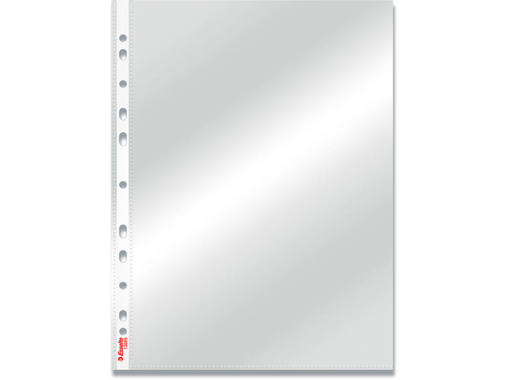 Plastlomme, A4, Åben top, 0.04 mm, 100 stk, Esselte 