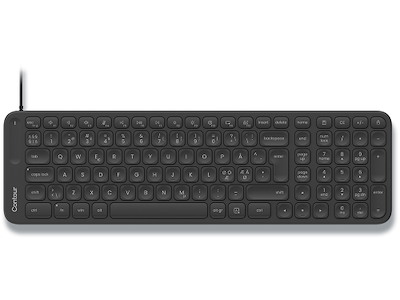 Tastatur, Kabel, Mid-Size, Med numerisk tastatur, Sort, RollerMouse Balance Wired