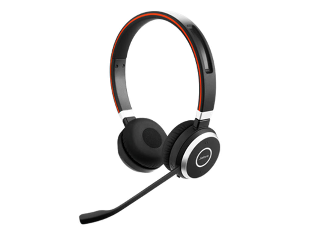 Jabra Evolve 65 Headset Kabel & trådløs Kontor/Callcenter Micro-USB Bluetooth Sort