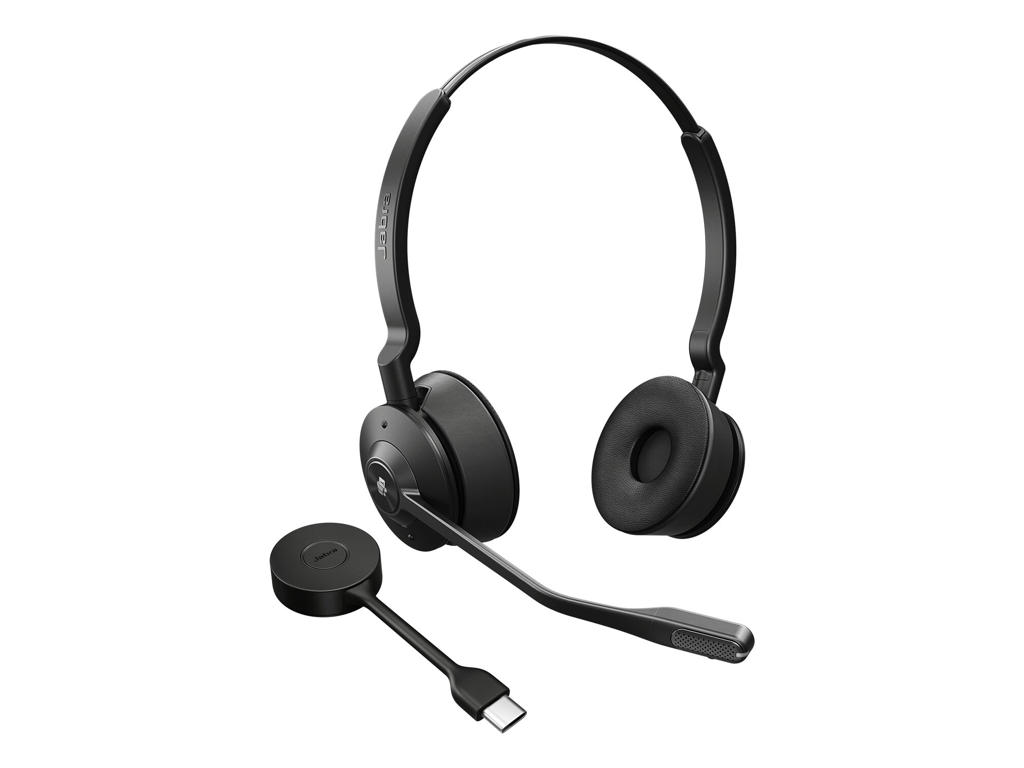 Jabra Engage 55 SE Headset Trådløs Kontor/Callcenter Sort
