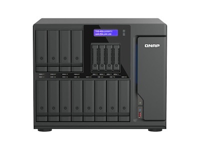 QNAP TVS-AIH1688ATX-U9-32G NAS & lagringsserver Tower 32 GB DDR5 0 TB QuTS hero Sort