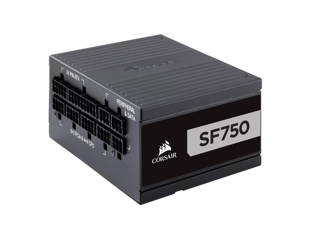 Corsair SF750 enhed til strømforsyning 750 W 24-pin ATX SFX Sort