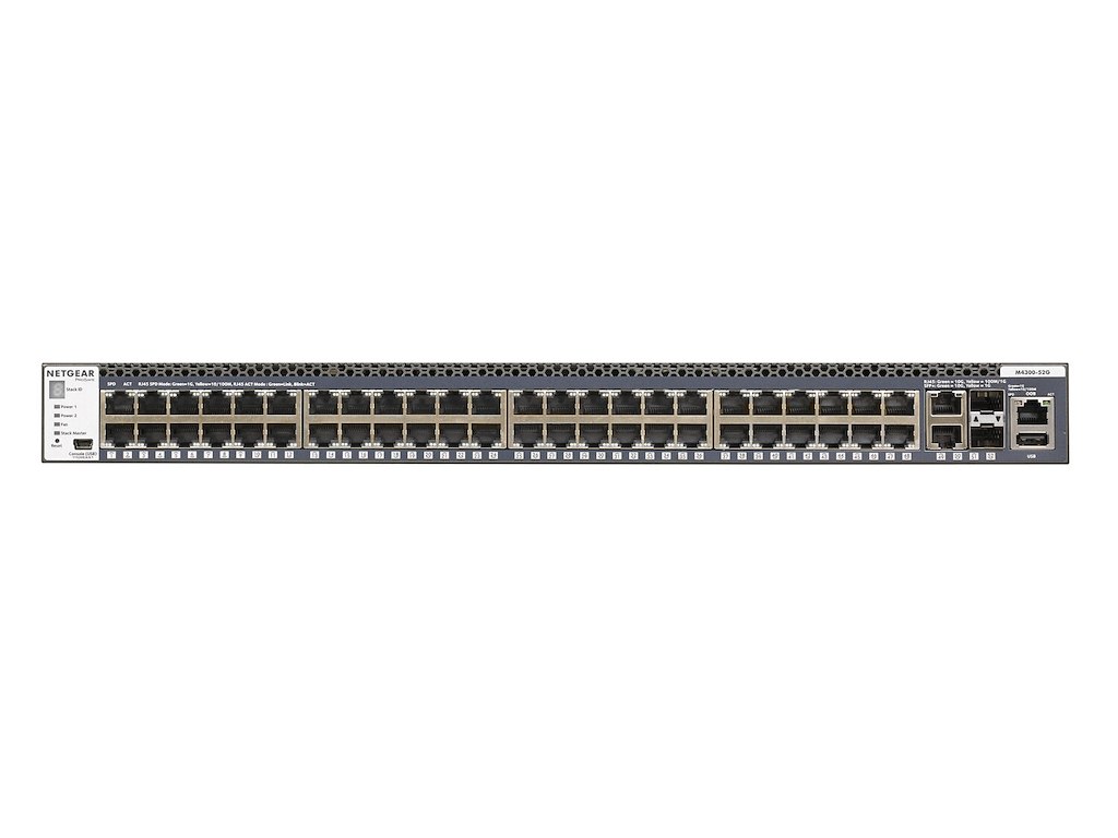 NETGEAR GSM4352S Administreret L3 Gigabit Ethernet (10/100/1000) 1U Grå