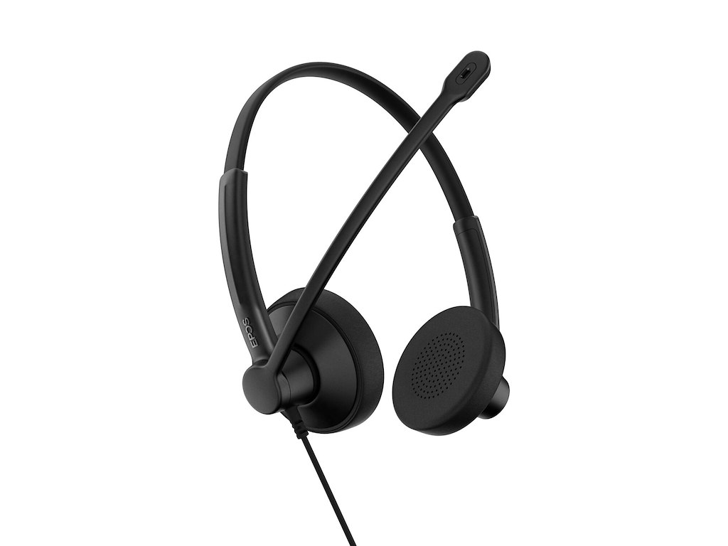 EPOS IMPACT 100 Headset Ledningsført Kontor/Callcenter USB Type-C / USB Type-A Sort