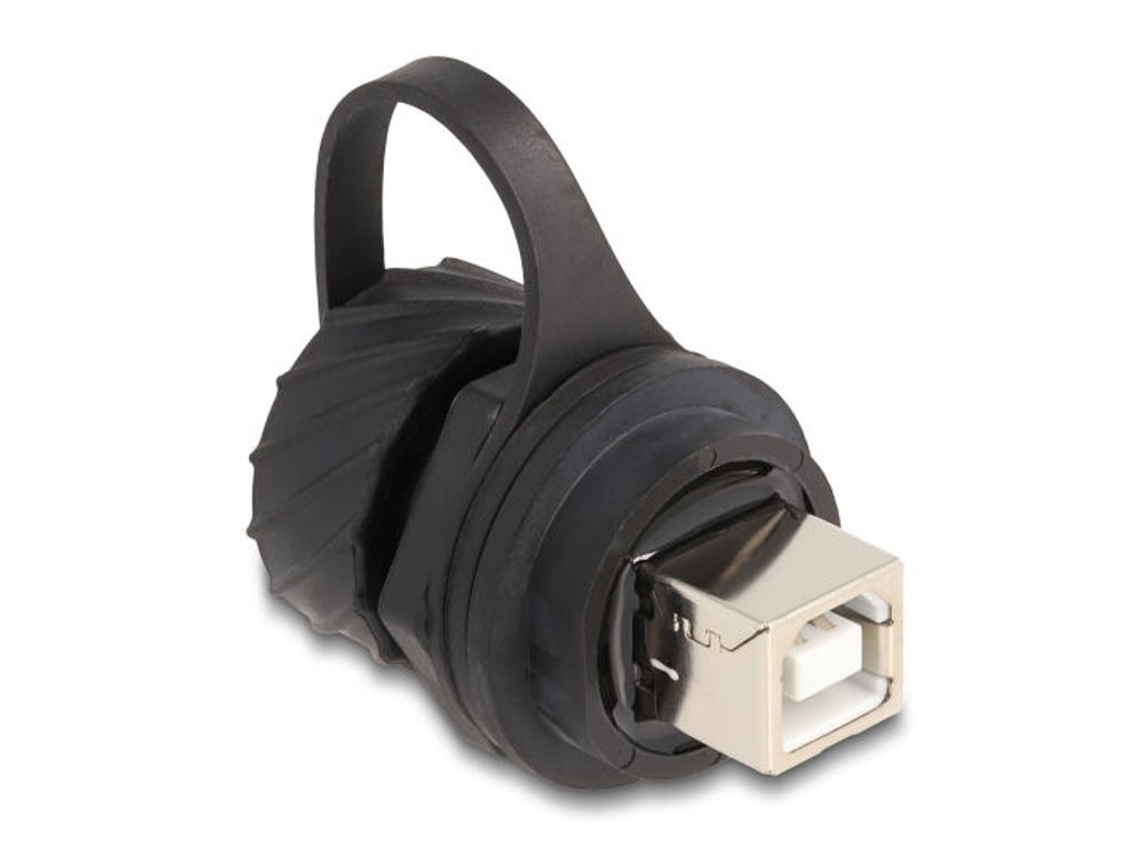 DeLOCK 88004 kabel kønsskifter USB 2.0 Type-B Sort