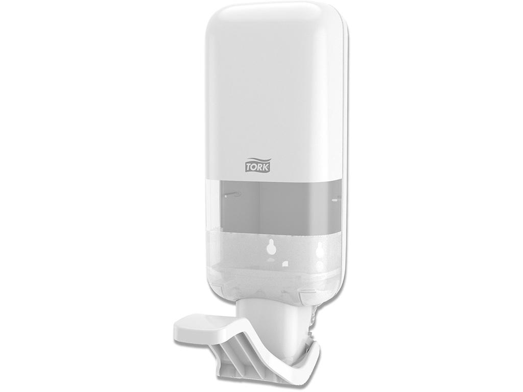 Dispenser, Til sæbe og hånddesinfektion, Albue, Hvid, 1000 ml refill, Tork S4