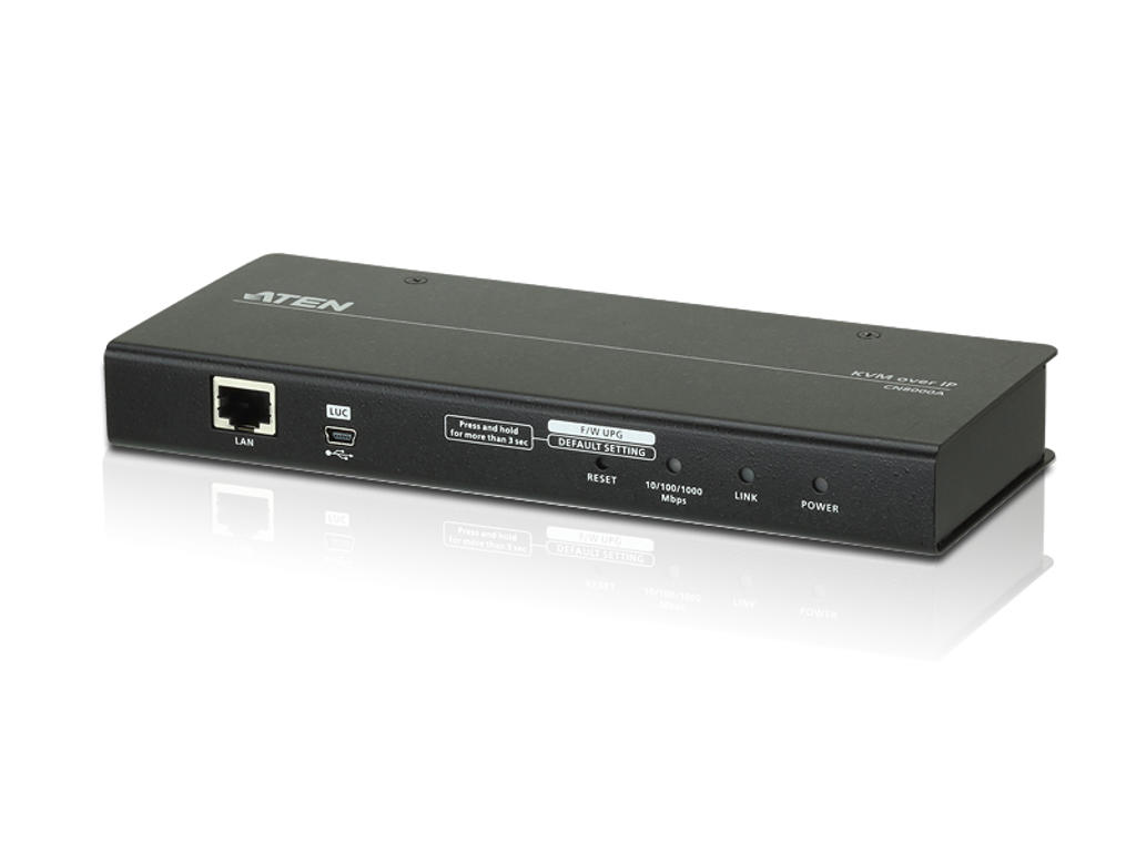 ATEN CN8000A-AT-G KVM Switch Stativ-montering Sort