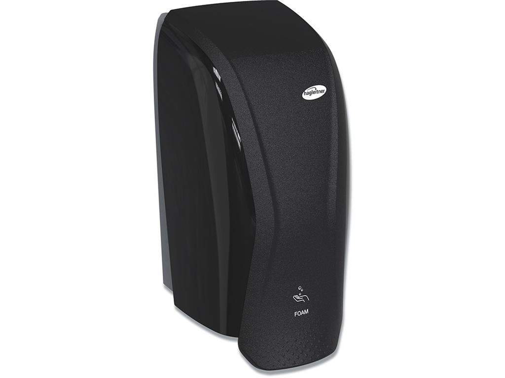 Dispenser, Til desinfektionsskum og skumsæbe, 600ml, Sort, Abena Hagleitner Analog