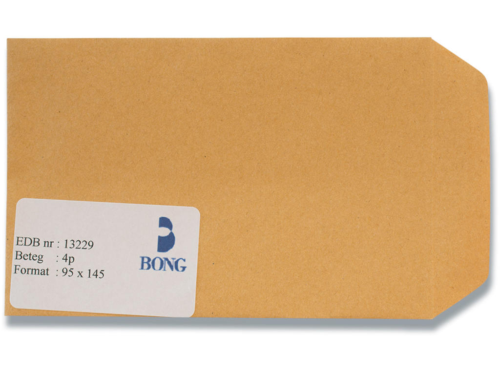 Konvolut møntpose 4P Gul 80 g. 95x145 