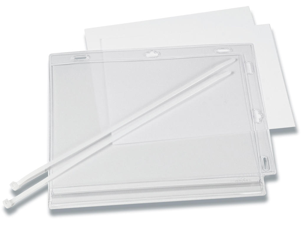 Infolomme, Vandtæt, A5, Med kabelbindere, 5 stk, Durable 