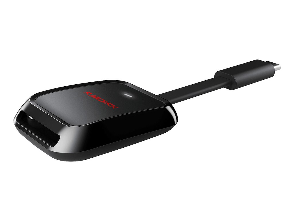 SanDisk QuickFlow kortlæser USB 3.2 Gen 1 (3.1 Gen 1) Type-C Sort