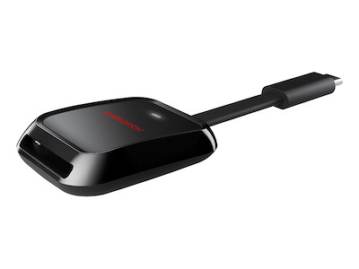 SanDisk QuickFlow kortlæser USB 3.2 Gen 1 (3.1 Gen 1) Type-C Sort