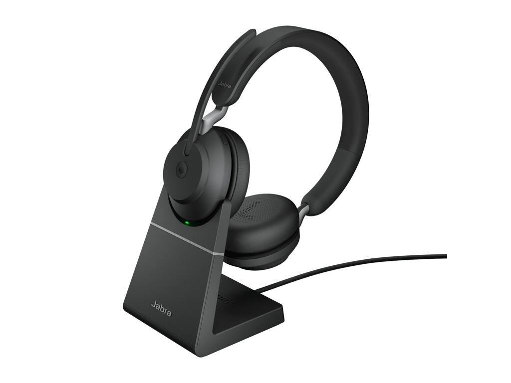 Jabra Evolve2 65 Headset Trådløs Kontor/Callcenter USB Type-C Bluetooth Sort