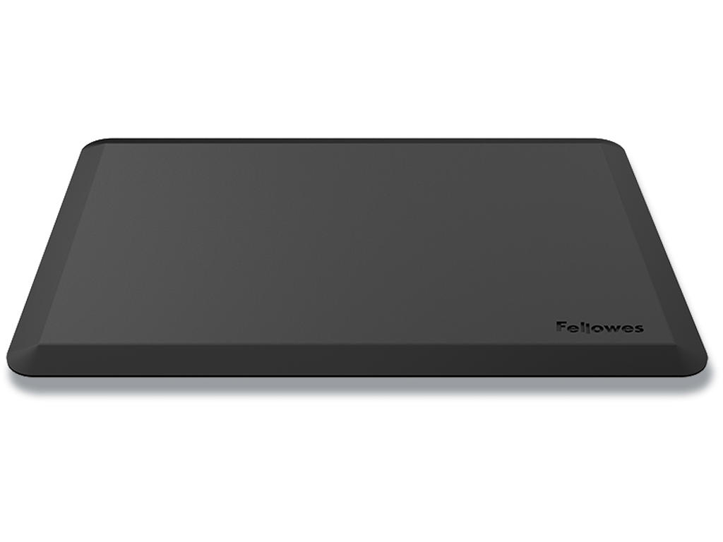 Ståmåtte, 91.44x60.96x1.91 cm, Med skrå kant, Sort, Fellowes