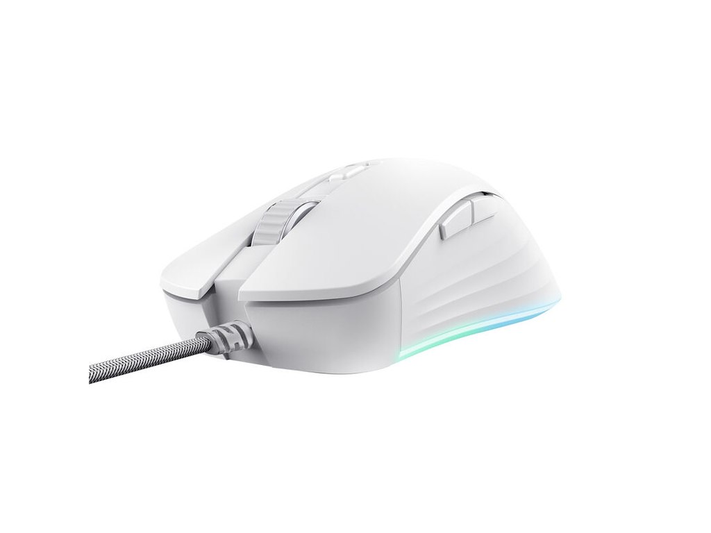 Trust GXT924W YBAR+ mus Spil Højre hånd USB Type-A Optisk 25600 dpi