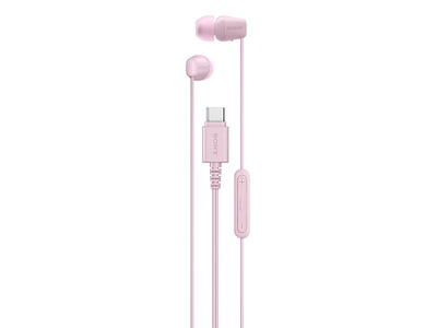 Sony IER-EX15C Headset Ledningsført I ørerne Opkald/musik USB Type-C Lyserød