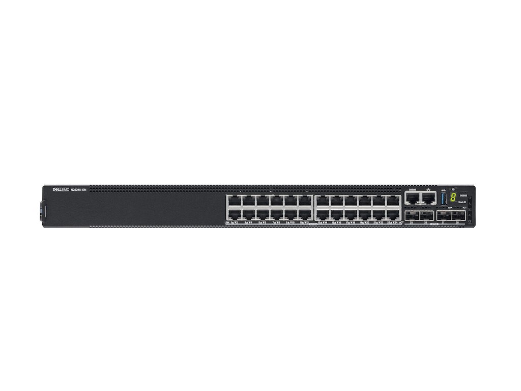 DELL N2224X-ON netværksswitch Administreret L3 2.5G Ethernet (100/1000/2500) 1U Sort