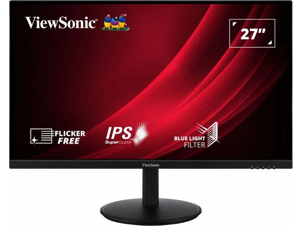 Viewsonic VG Series VG2709-2K-MHD-2 LED display 68,6 cm (27") 2560 x 1440 pixel Quad HD Sort