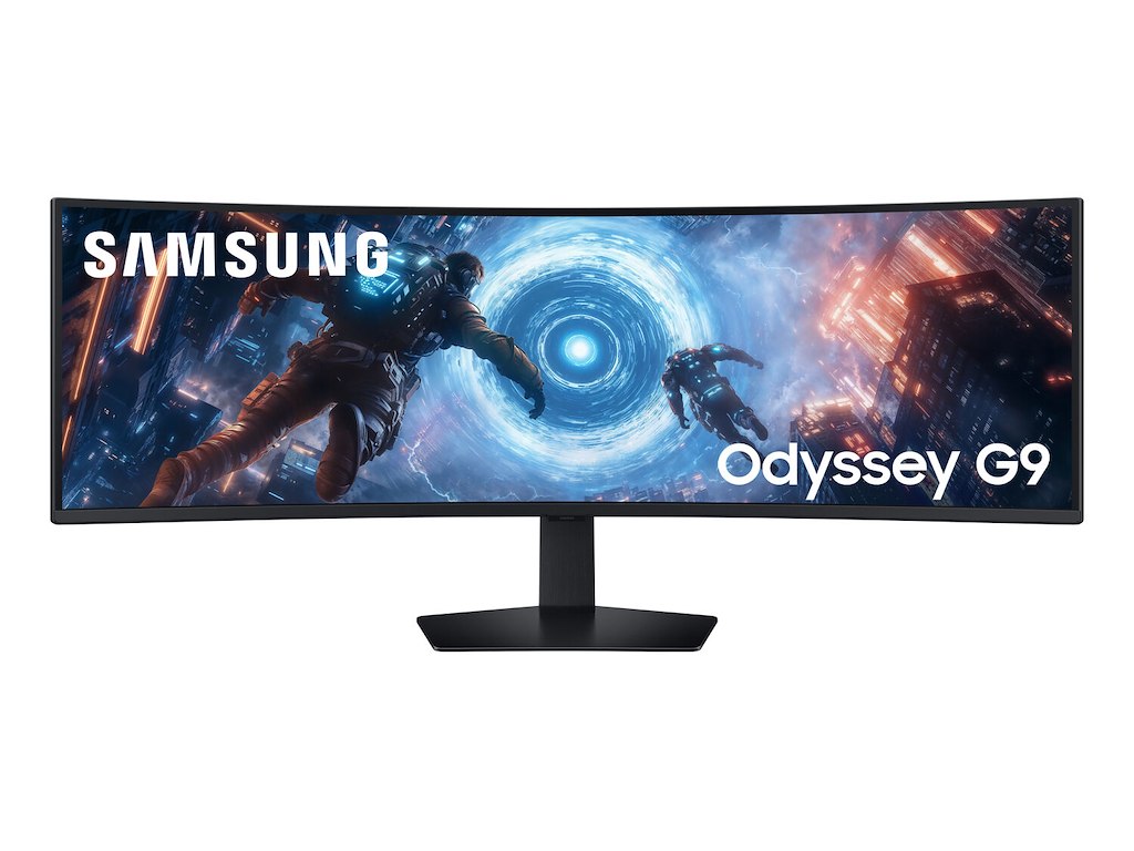 Samsung G91F computerskærm 124,5 cm (49") 5120 x 1440 pixel Dual QHD LCD Sort