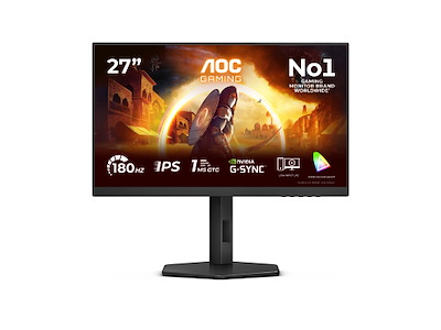 AOC G4 27G4X computerskærm 68,6 cm (27") 1920 x 1080 pixel Fuld HD LED Sort, Grå
