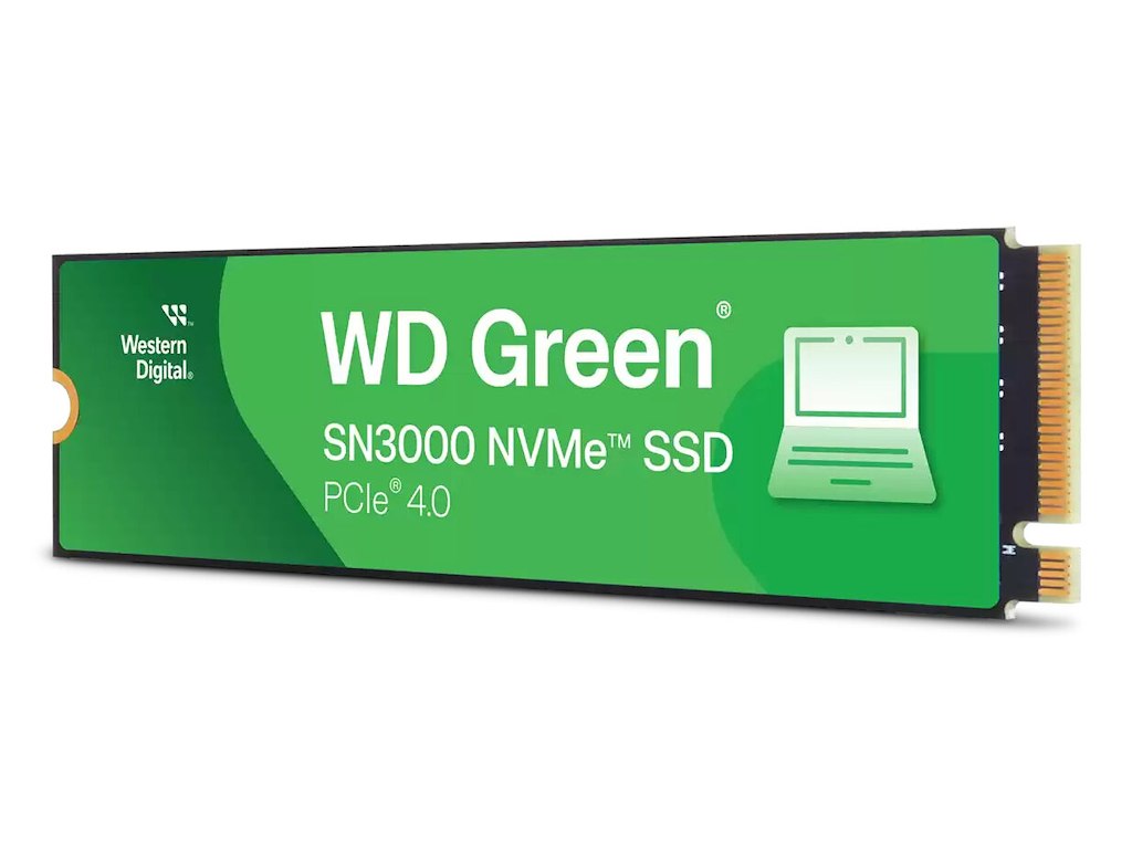 Western Digital Green SN3000 500 GB M.2 PCI Express 4.0 NVMe QLC 3D NAND
