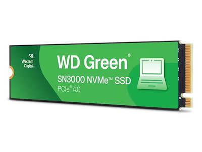 Western Digital Green SN3000 500 GB M.2 PCI Express 4.0 NVMe QLC 3D NAND