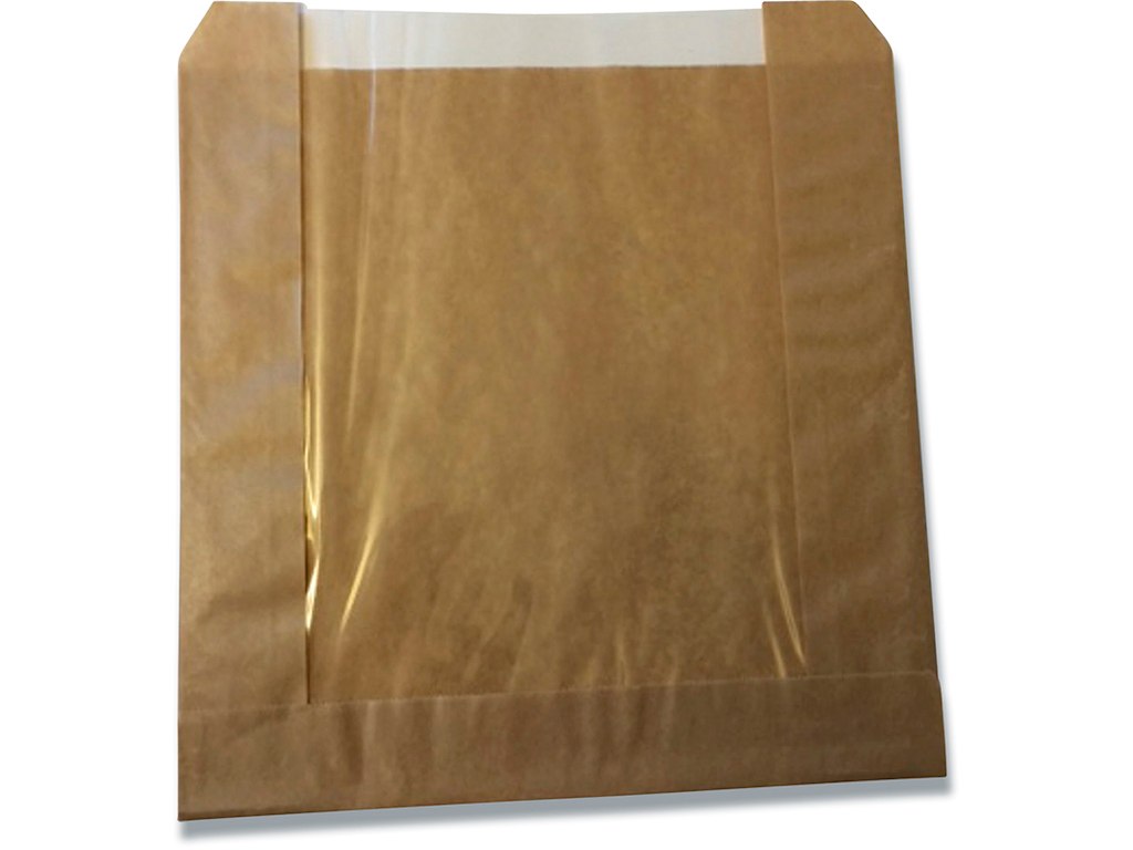 Sandwichpose brun 210x215mm 250stk/pak 140mm rude