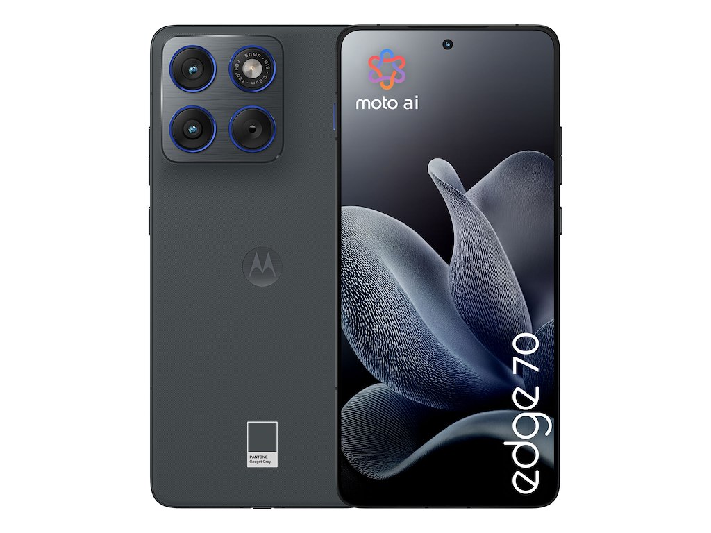 Motorola edge 70 17 cm (6.7") Dual SIM Android 16.0 5G USB Type-C 8 GB 256 GB 4800 mAh Grå