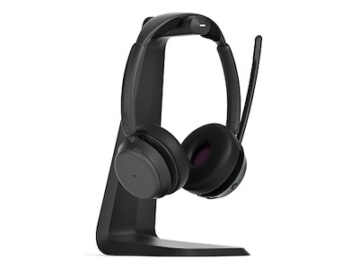 EPOS IMPACT 1000 MS UC ANC WL USB-C+A Stand Headset Trådløs Kontor/Callcenter USB Type-C Bluetooth Opladningsstativ Sort