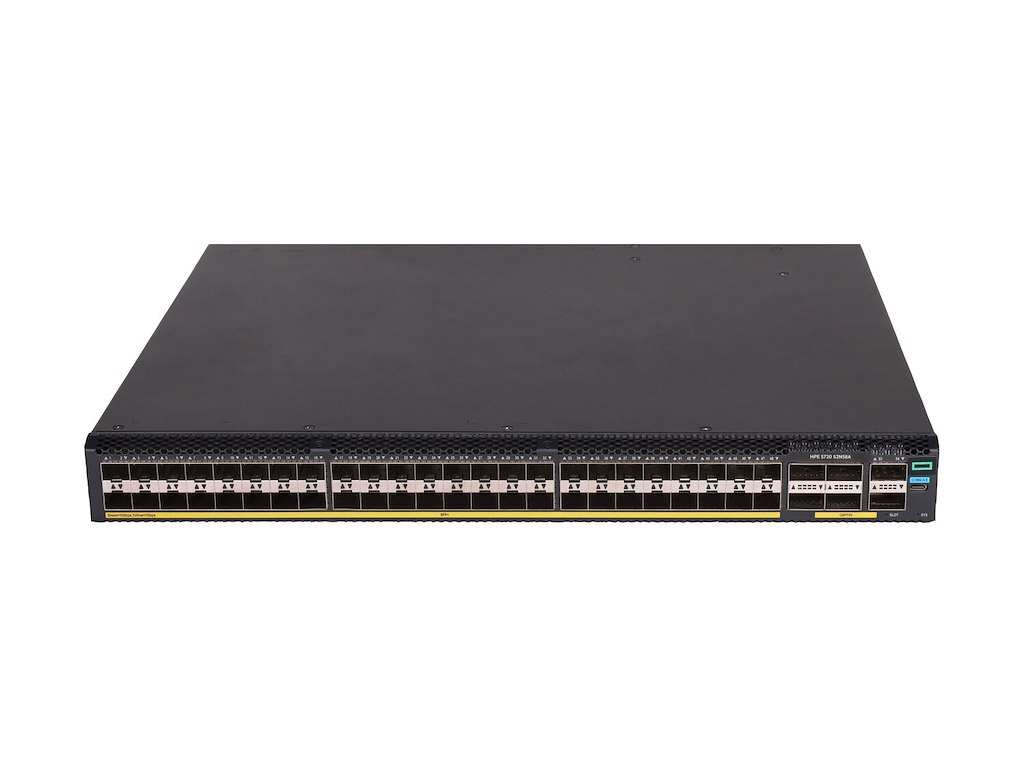 HPE Networking Comware Data Center Switch 48p SFP+ 1G/10G 6p QSFP28 100G 5720 Administreret L2/L3 1U Sort
