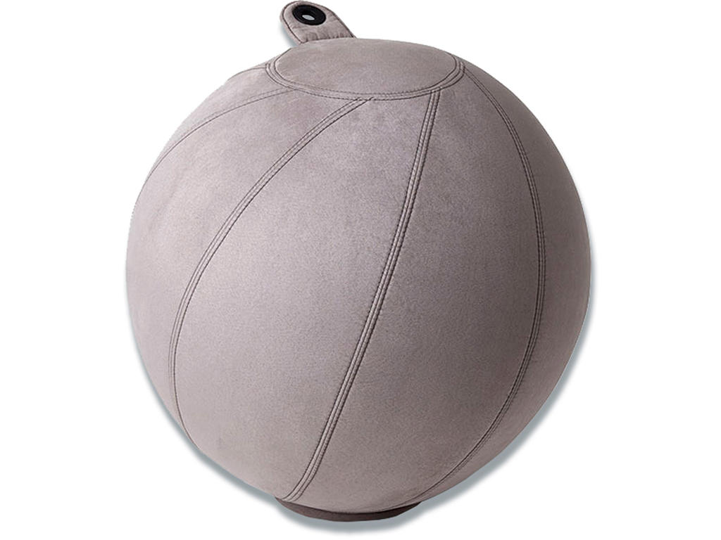Balancebold, Grå, Ø65 cm, Med stof, Matting StandUp Active 