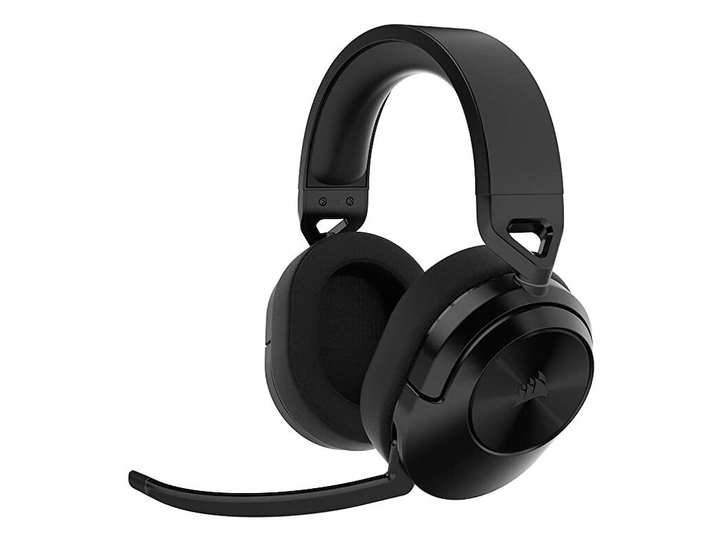 Corsair HS55 WIRELESS Headset Trådløs Spil Bluetooth Sort, Kulfiber