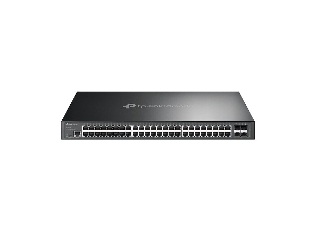 TP-Link Omada SG3452X netværksswitch Administreret L2+ Gigabit Ethernet (10/100/1000) 1U Sort