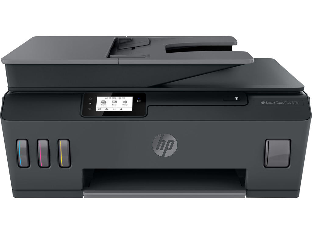 HP Smart Tank Plus 570 Trådløst All-in-One Farve Printer, Kopimaskine, scanner