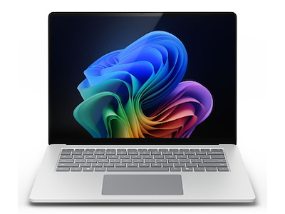 Microsoft Surface Laptop 15-inch (8th Edition) Copilot+ PC Intel Core Ultra 5 335 38,1 cm (15") Berøringsskærm 16 GB LPDDR5x-SDRAM 512 GB SSD Wi-Fi 7 (802.11be) Windows 11 Pro Platin
